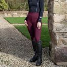 Woof Wear Ladies Winter Riding Tights - Full Seat (Plum) additional 3