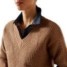 Ariat Women's Blaydon Sweater (Woodsmoke Heather) additional 4