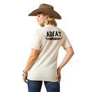 Ariat Women's Bull Horns T-Shirt (Natural) additional 1