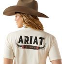 Ariat Women's Bull Horns T-Shirt (Natural) additional 4