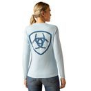 Ariat Women's Course Seal Long Sleeve T-Shirt (Cerulean Heather) additional 2