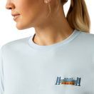 Ariat Women's Course Seal Long Sleeve T-Shirt (Cerulean Heather) additional 3