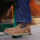 Ariat Mens Groundrancher Chelsea Steel Toe (Dark Brown) additional 5