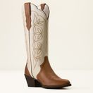 Ariat Womens Heritage Blossom J Toe (Wheat Brown/Buttercream) additional 5