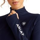 Ariat Women's Lowell 3.0 1/4 Zip Baselayer (Navy Eclipse) additional 3