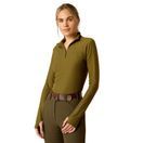 Ariat Women's Lowell 3.0 1/4 Zip Baselayer (Winter Moss) additional 1