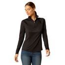 Ariat Women's Sunstopper 3.0 1/4 Zip Baselayer (Black) additional 1