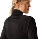 Ariat Women's Sunstopper 3.0 1/4 Zip Baselayer (Black) additional 4