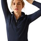 Ariat Women's Sunstopper 3.0 1/4 Zip Baselayer (Navy) additional 4