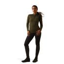 Ariat Womens Ascent 1/4 Zip Long Sleeve Baselayer (Relic) additional 3