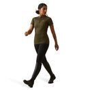 Ariat Womens Ascent Crew Short Sleeve Baselayer (Relic) additional 3