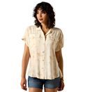 Ariat Womens Badlands Short Sleeve Shirt (Turtledove Ranchscape) additional 1