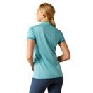 Ariat Womens Bandera 1/4 Zip Polo (Aqua) additional 3