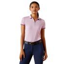 Ariat Womens Bandera 1/4 Zip Polo (Lavender Mist) additional 1
