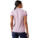 Ariat Womens Bandera 1/4 Zip Polo (Lavender Mist) additional 3