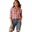 Ariat Womens Billie Jean Shirt (Delilah Plaid) additional 3