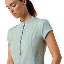 Ariat Womens Breathe 1/2 Zip Cap Sleeve Top (Blue Surf) additional 4