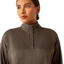 Ariat Womens Breathe 1/2 Zip Sweatshirt (Plum Grey) additional 3