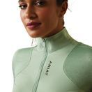 Ariat Womens Breathe 1/4 Zip Baselayer (Basil) additional 6