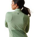 Ariat Womens Breathe 1/4 Zip Baselayer (Basil) additional 7