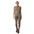 Ariat Womens Breathe 1/4 Zip Baselayer (Plum Grey) additional 4