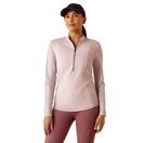 Ariat Womens Breathe 1/4 Zip Baselayer (Sea Fog) additional 1
