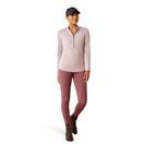 Ariat Womens Breathe 1/4 Zip Baselayer (Sea Fog) additional 4
