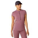 Ariat Womens Breathe 1/4 Zip Baselayer (Tulipwood) additional 1