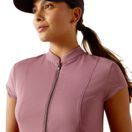 Ariat Womens Breathe 1/4 Zip Baselayer (Tulipwood) additional 3
