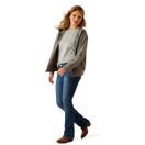 Ariat Womens Breeze Full Zip Hoodie (Smoked Pearl) additional 4