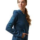 Ariat Womens Byron Full Zip Hoodie (Deep Petroleum) additional 6