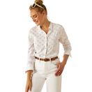 Ariat Womens Clarion Blouse (White Eyelet) additional 1
