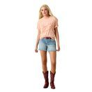 Ariat Womens Cowgirl At Heart Short Sleeve T Shirt (Tropical Peach) additional 3