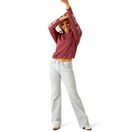 Ariat Womens Cowgirl Tough Sweatshirt (Dry Rose) additional 4
