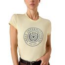 Ariat Womens Heritage Crest Short Sleeve T Shirt (Flan) additional 4