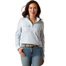 Ariat Womens Hillcoombe Buttoned Long Sleeve (Blue Heather) additional 1