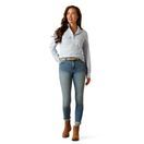 Ariat Womens Hillcoombe Buttoned Long Sleeve (Blue Heather) additional 3