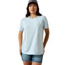 Ariat Womens Laguna Logo Short Sleeve T Shirt (Nantucket Breeze) additional 1