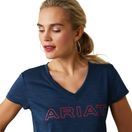 Ariat Womens Laguna Logo Top (Navy Eclipse) additional 3