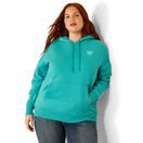 Ariat Womens Logo 2.0 Hoodie (Latigo Bay) additional 6