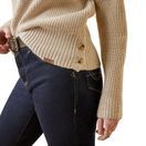 Ariat Womens Los Altos Sweater Hoodie (Oatmeal Heather) additional 5