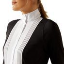 Ariat Womens Luxe 2.0 Long Sleeve Show Shirt (Black) additional 3