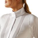 Ariat Womens Luxe 2.0 Long Sleeve Show Shirt (White) additional 2
