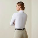 Ariat Womens Luxe Long Sleeve Show Shirt (White) additional 6