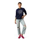 Ariat Womens Martine Sweatshirt (Navy) additional 3