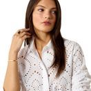 Ariat Womens Millington Longsleeve Blouse (White) additional 4