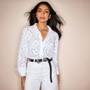 Ariat Womens Millington Longsleeve Blouse (White) additional 6
