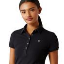 Ariat Womens Prix 3.0 Short Sleeve Polo (Black) additional 3
