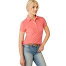 Ariat Womens Prix 3.0 Short Sleeve Polo (Coral Paradise) additional 1