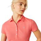 Ariat Womens Prix 3.0 Short Sleeve Polo (Coral Paradise) additional 3